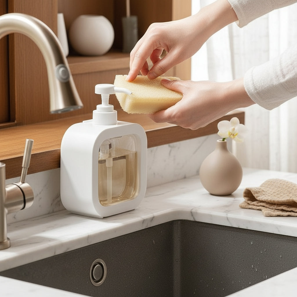 Plastic Empty Bottle Soap Dispenser For Bathroom Kitchen Large