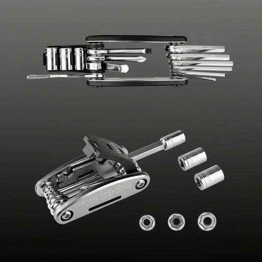 16 IN 1 Multi-Purpose Key Spoke Wrench Repair Tool Kit