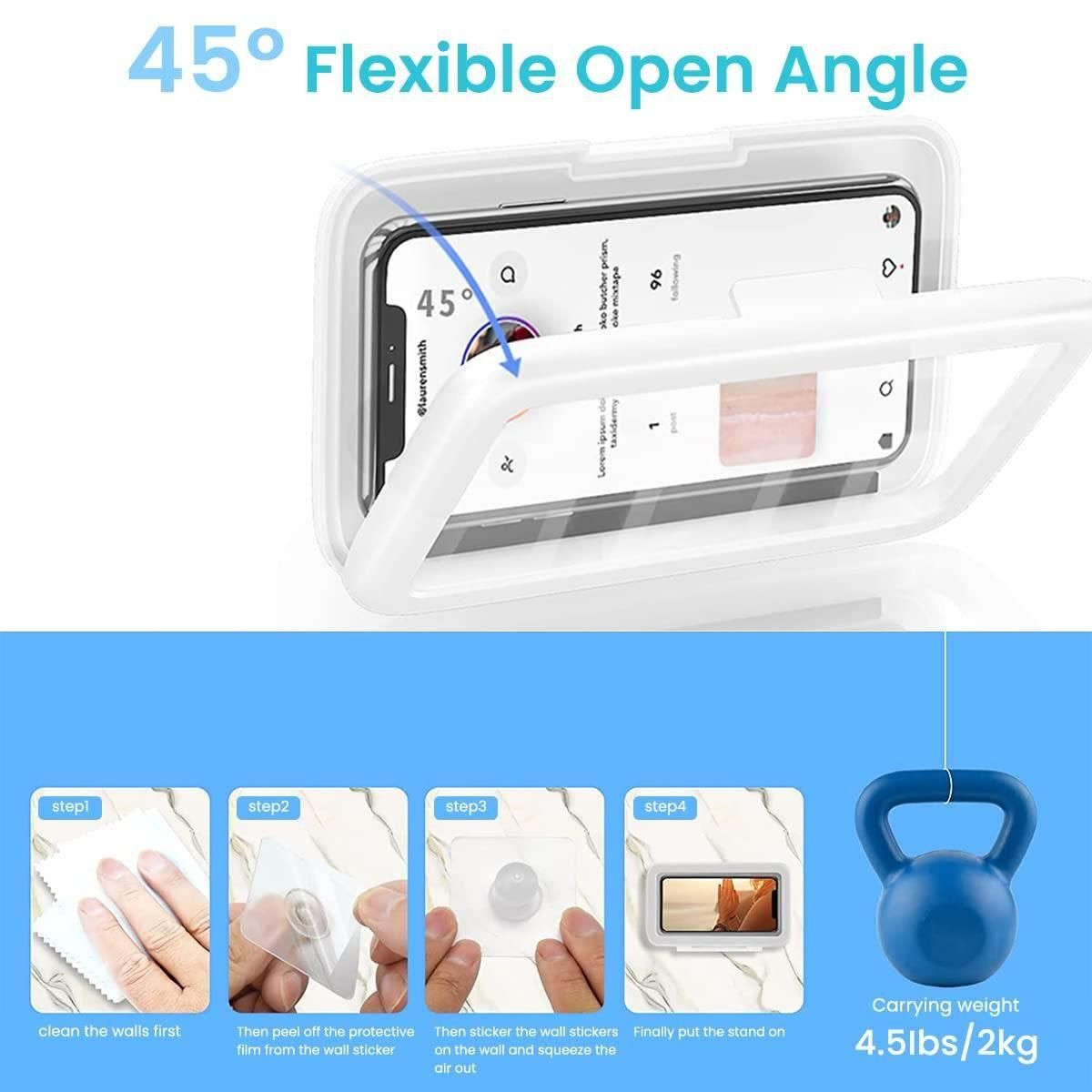 Waterproof Phone Holder for Bathroom