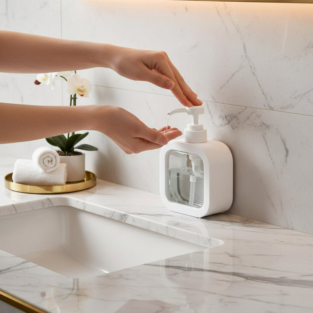 Plastic Empty Bottle Soap Dispenser For Bathroom Kitchen Large